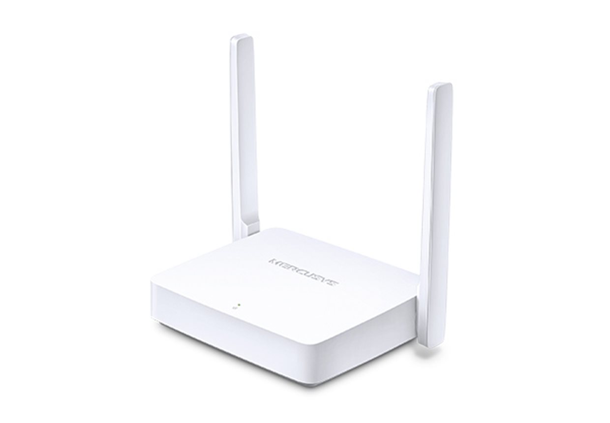 Wi-Fi Router Mercusys MW301R / 2x anténa / 3x RJ-45 / 300Mbps / bílý