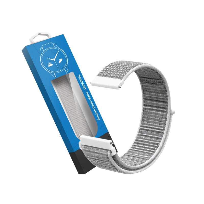 RhinoTech univerzální nylonový řemínek Quick Release 20mm světle růžový