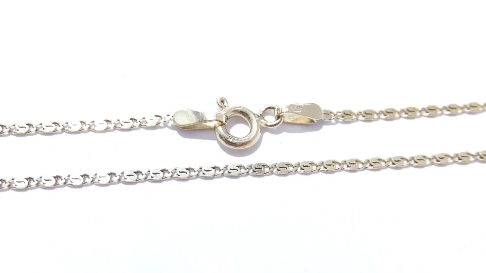 Zlatý řetízek 45 cm, 14K 585/1000, váha 2,04 g, použité zlato