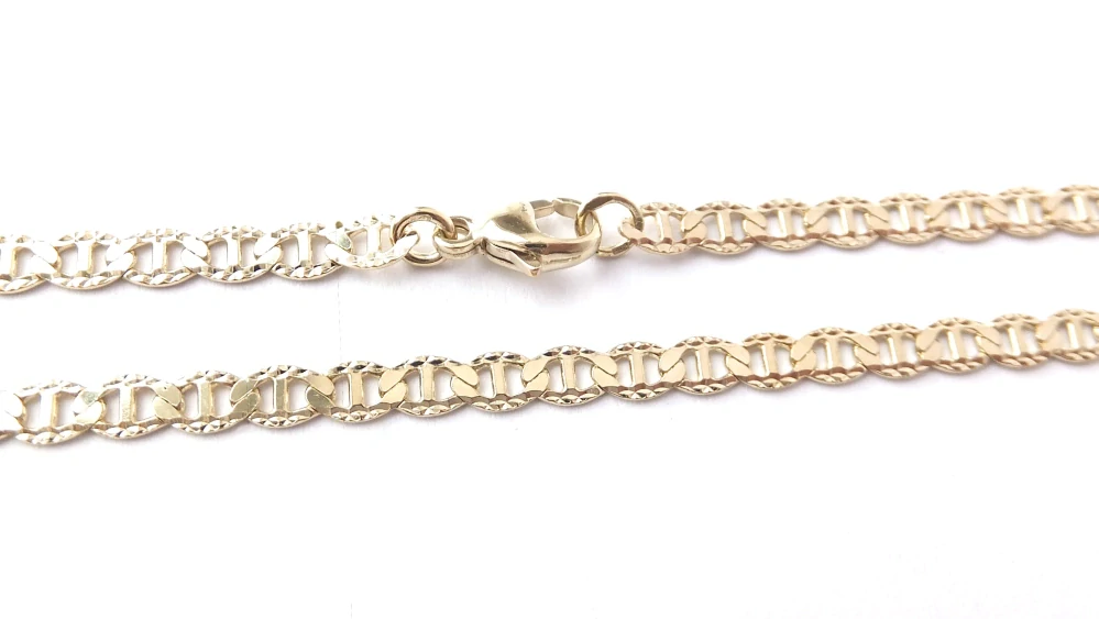 Zlatý řetízek 45 cm, 14K 585/1000, váha 6,52 g, použité zlato