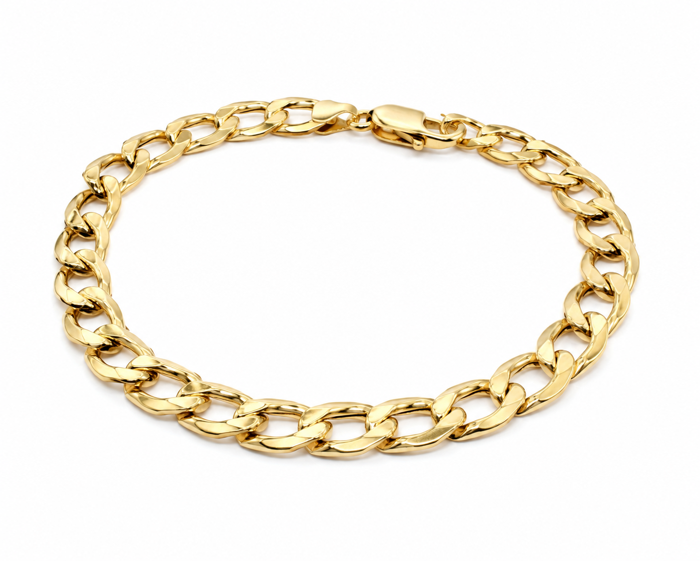 Zlatý náramek 22 cm, Au 14K 585/1000, váha 7,12 g, použité zlato