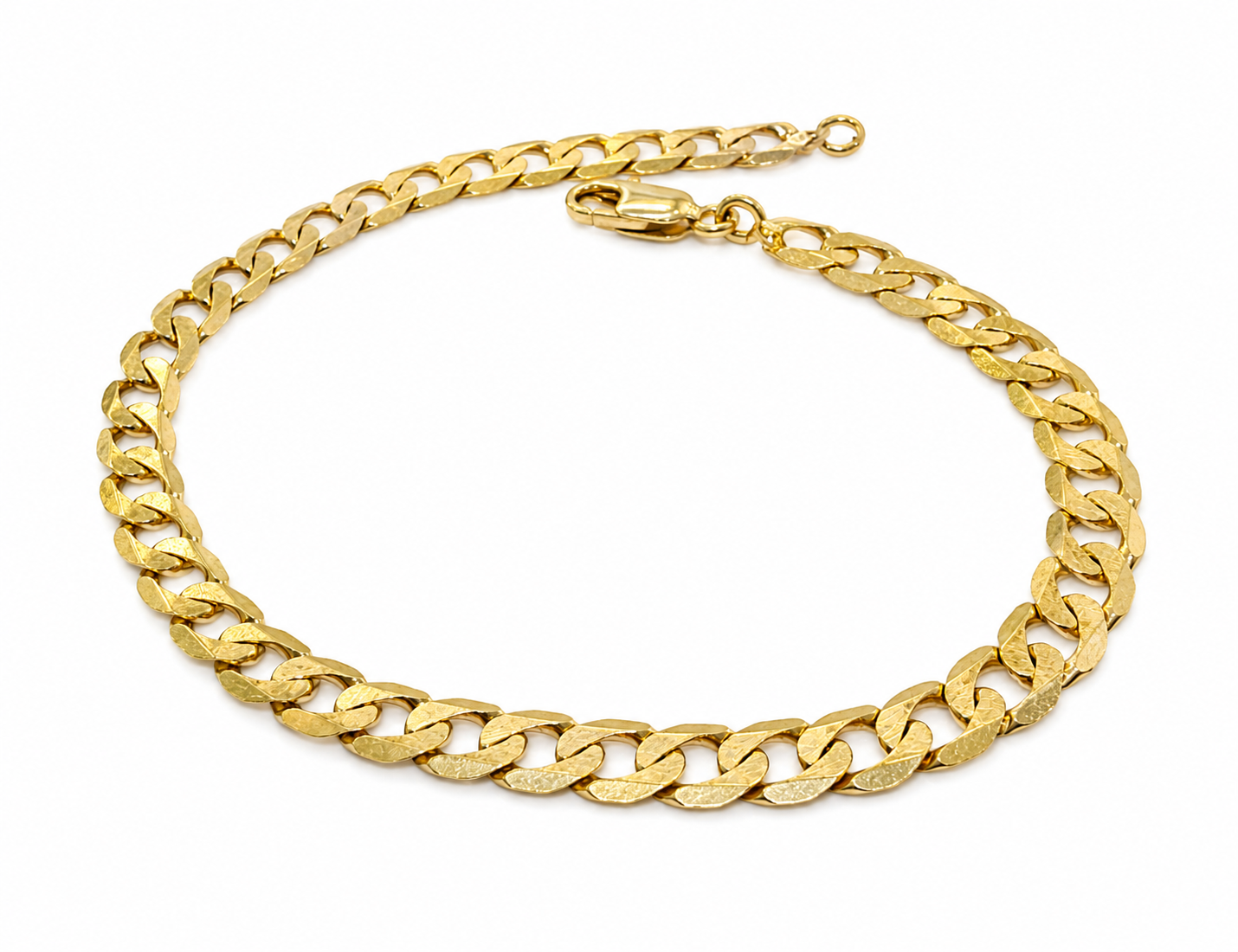 Zlatý náramek 22 cm, Au 14K 585/1000, váha 10,08 g, použité zlato