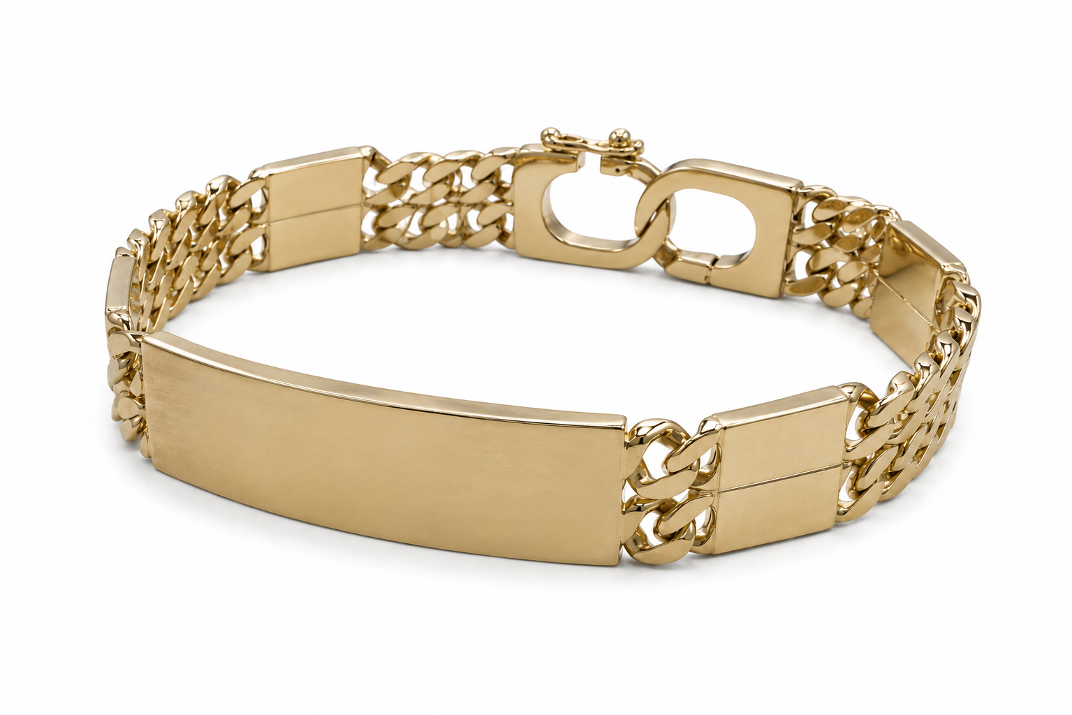 Zlatý náramek 20,5 cm, Au 14K 585/1000, váha 49,73 g, použité zlato