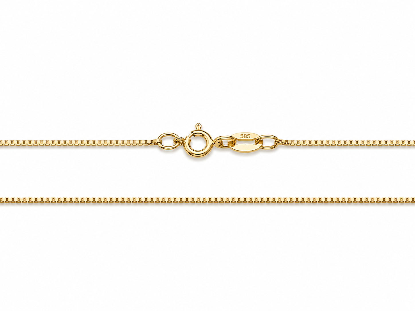 Zlatý řetízek 42,5 cm, Au 14K 585/1000, váha 1,98 g, použité zlato