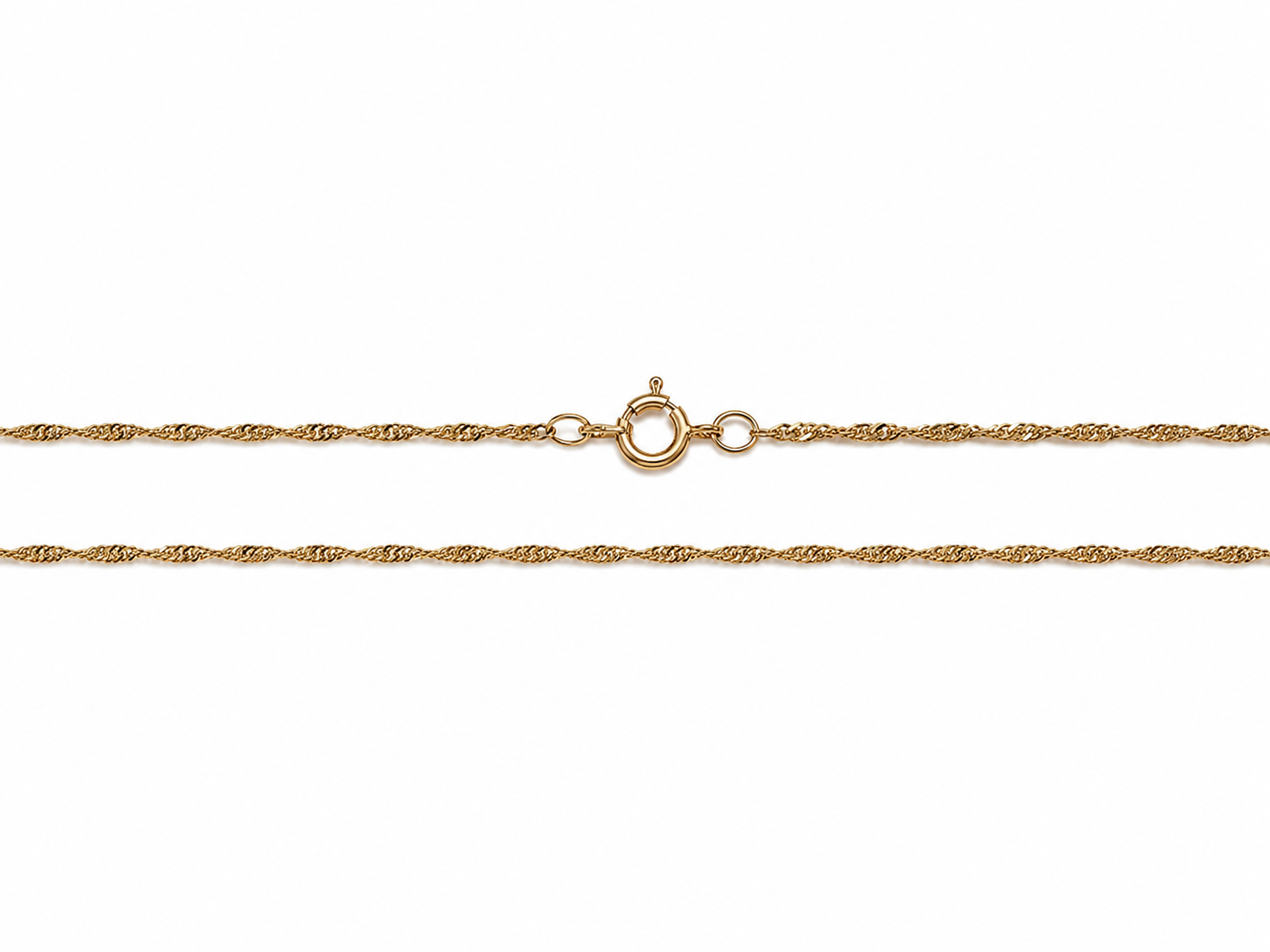 Zlatý řetízek 48 cm, Au 14K 585/1000, váha 1,90 g, použité zlato