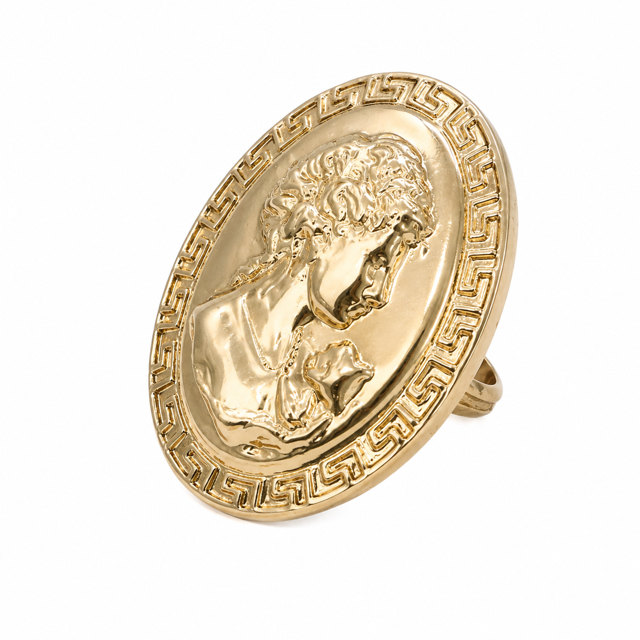 Zlatý prsten, Au 14K 585/1000, váha 11,46 g, použité zlato