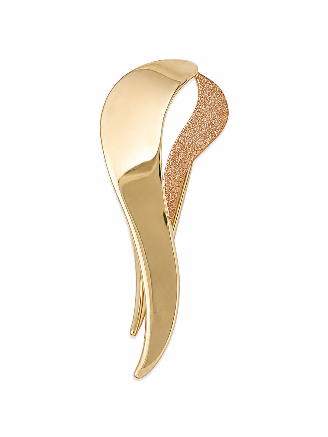 Zlatá záušnice, Au 14K 585/1000, váha 0,55 g, použité zlato