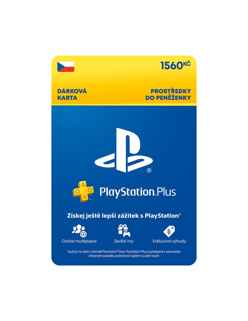 ESD CZ - PlayStation Store el. peněženka - 1560 Kč