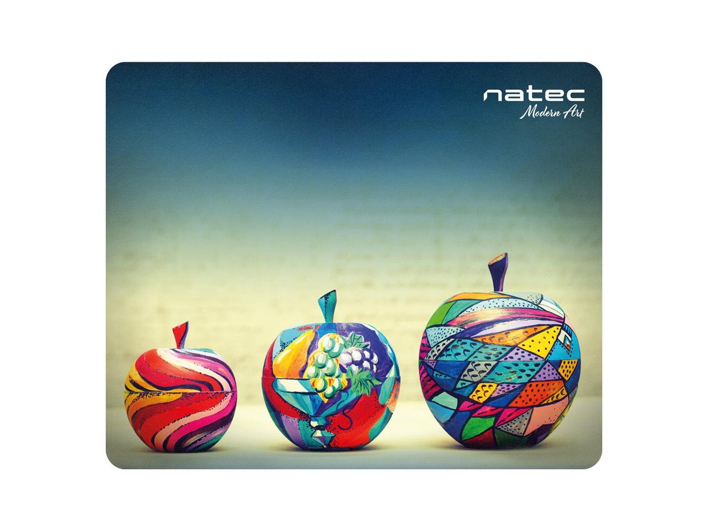 Natec Apples podložka pod myš (22 x 18cm), motiv