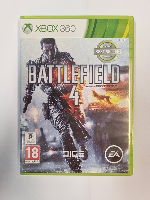 XBOX 360 Battlefield 4, použité zboží