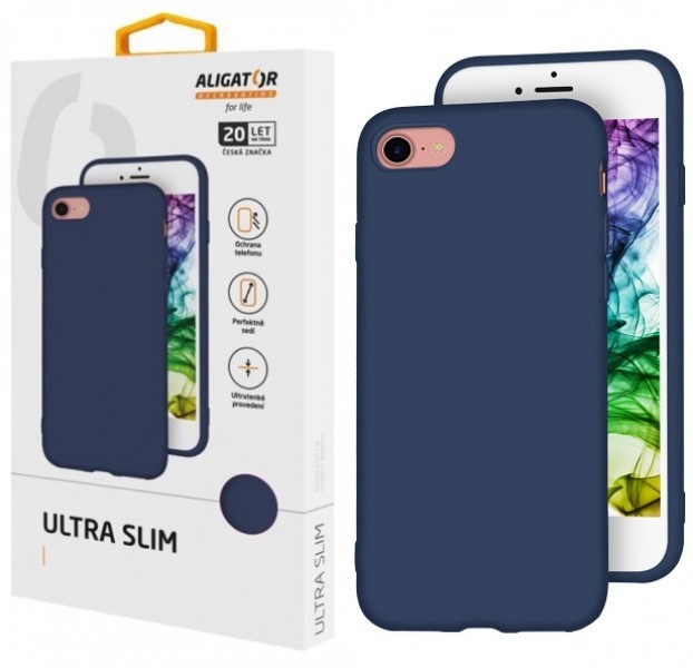 Samsung Galaxy A12 TPU ALIGATOR Ultra Slim, modré