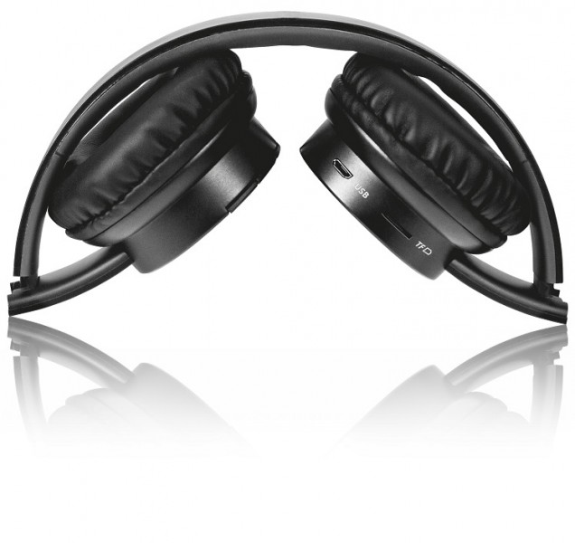 Bluetooth sluchátka ALIGATOR AH02, FM, SD karta, černá