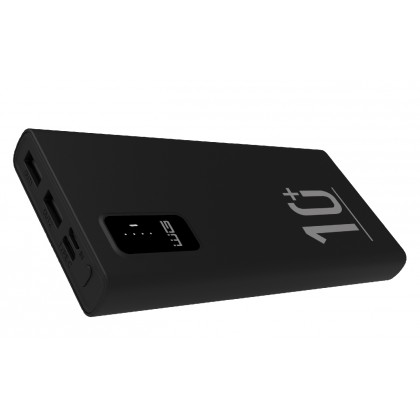 WG Power Bank 10.000mAh + PD Type C 20W + QC 3.0 22.5W , černá