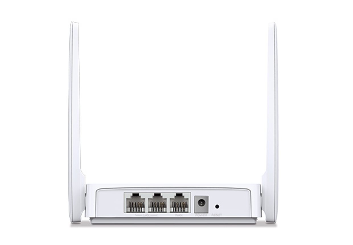 Wi-Fi Router Mercusys MW301R / 2x anténa / 3x RJ-45 / 300Mbps / bílý