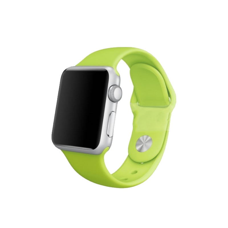 COTECi silikonový sportovní náramek pro Apple watch 42/44/45/49mm zelený