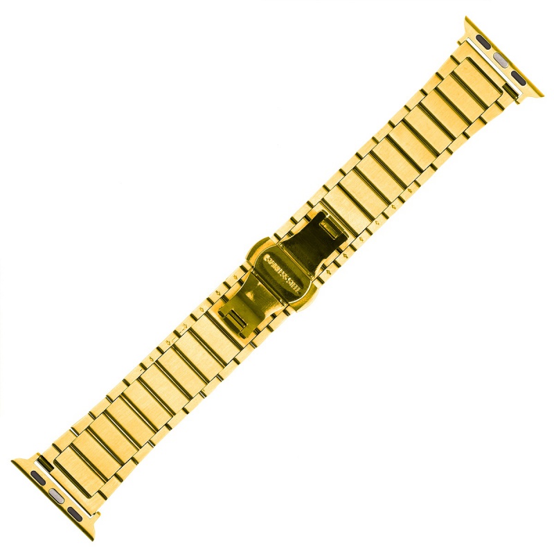 COTECi ocelový pásek pro Apple Watch 38/40/41mm zlatý 