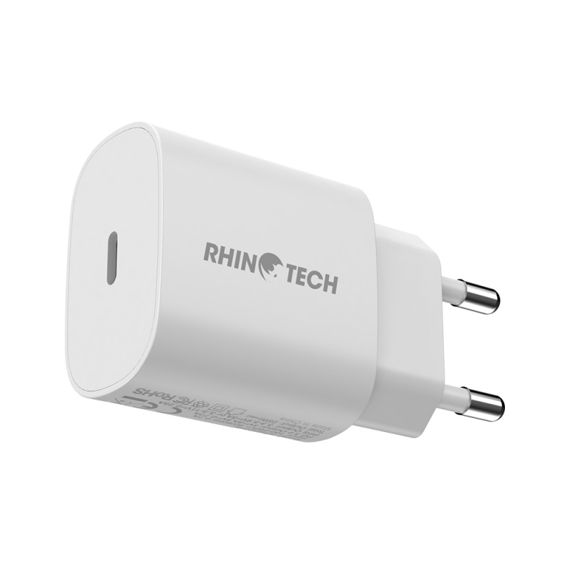 RhinoTech 25W nabíjecí adaptér USB-C PD bílá