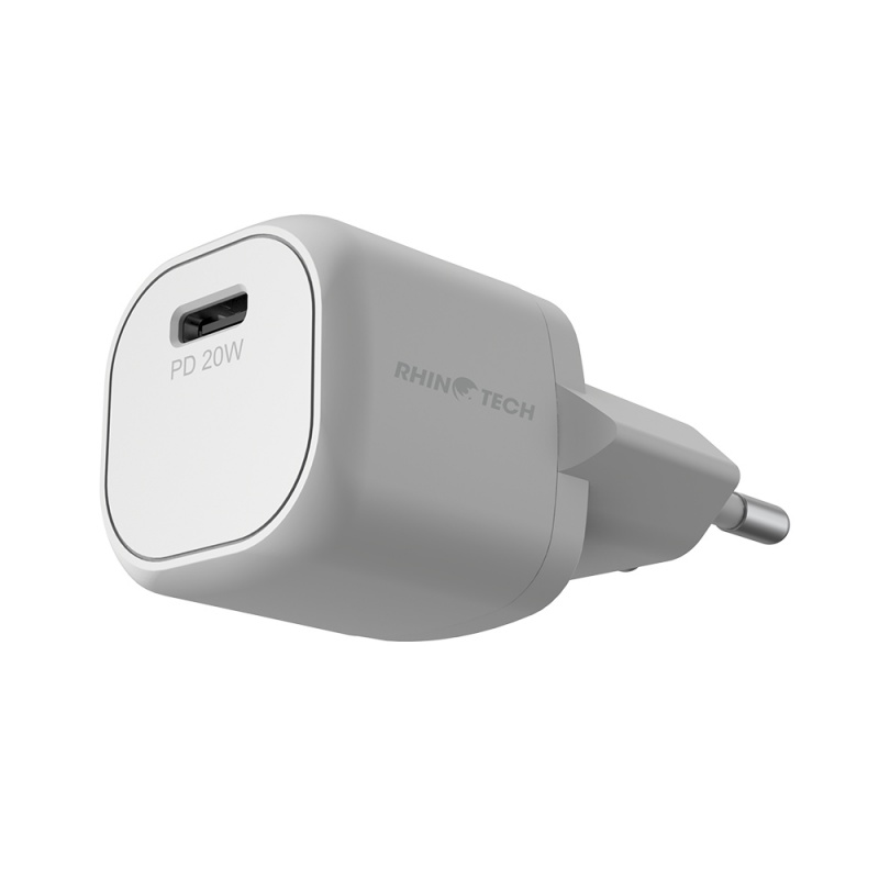RhinoTech MINI 20W nabíjecí adaptér USB-C PD bílá