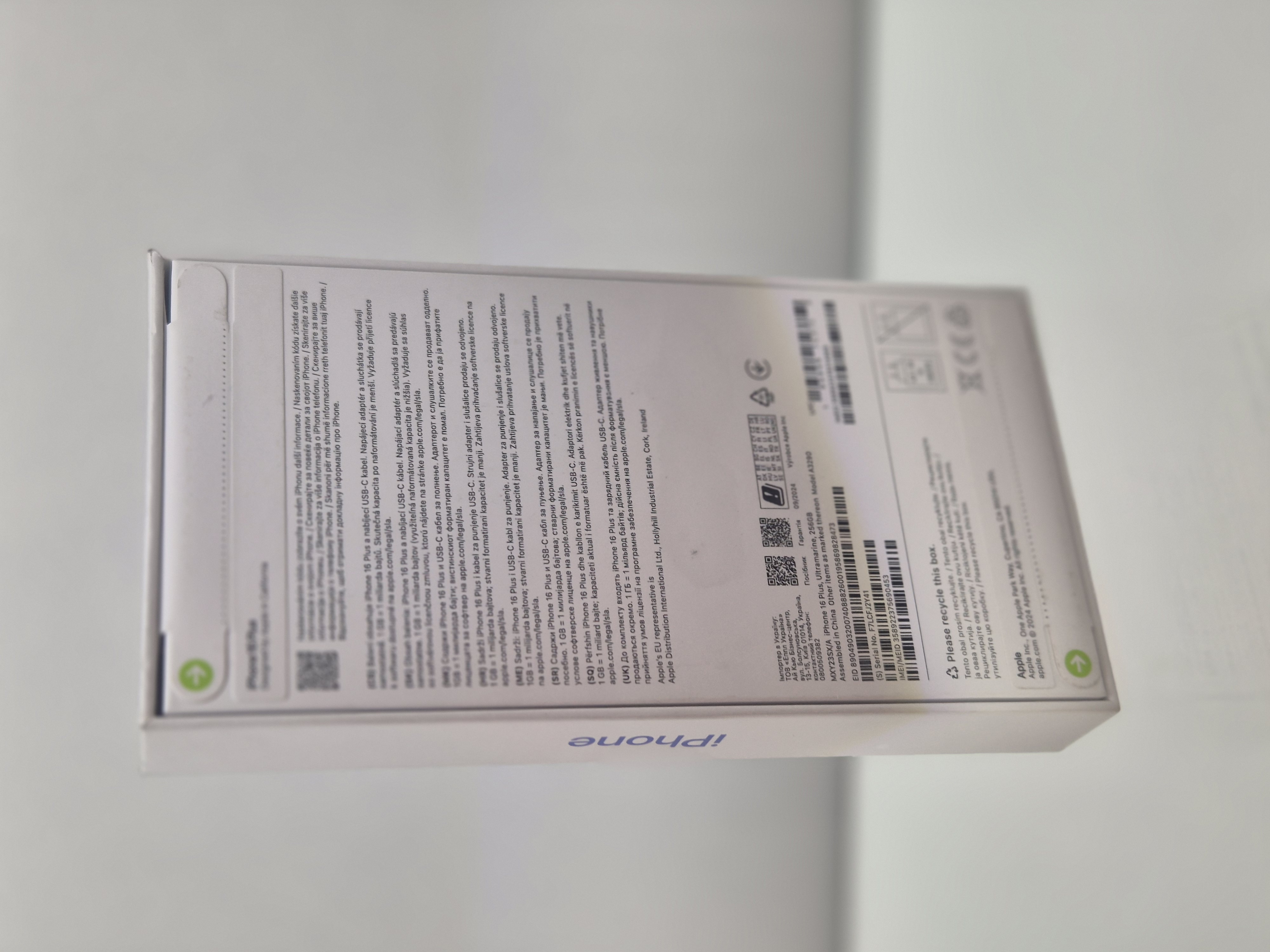 Apple iPhone 16 Plus 256GB ultramarinova (nerozbalený), použité zboží