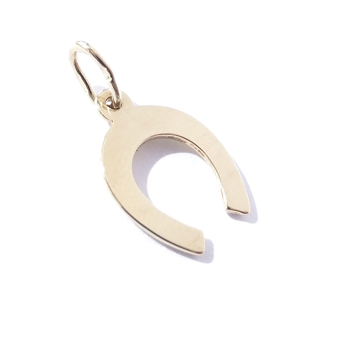 Zlatý přívěsek podkova, 14K 585/1000, váha 0,56 g, použité zlato