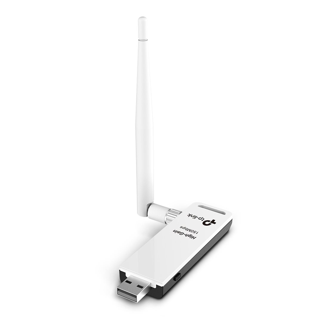 TP-Link TL-WN722N USB 2.0 WiFi adaptér, bílý