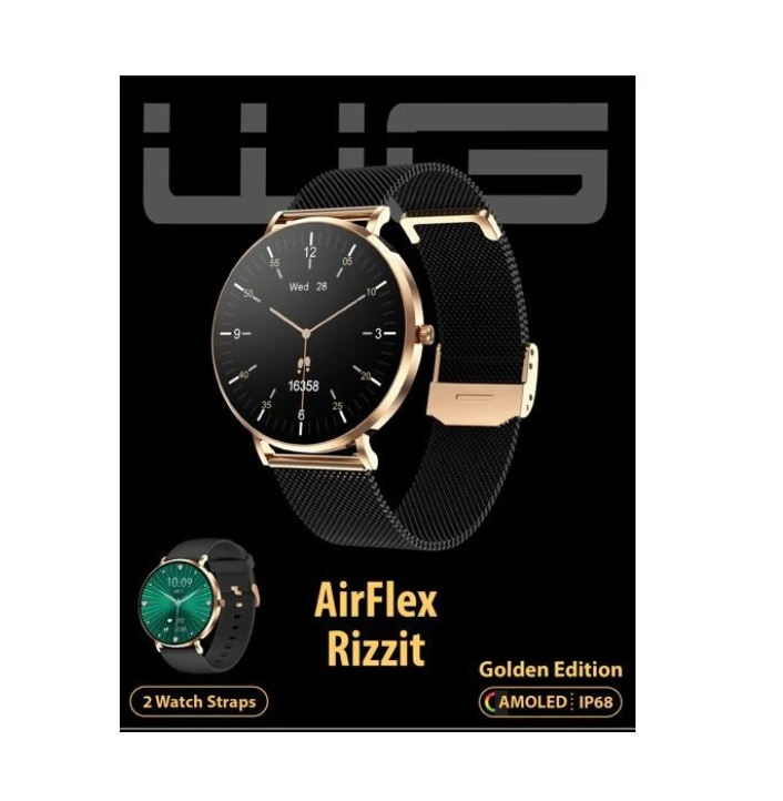 Chytré hodinky WG AirFlex 3 Rizz It!, zlatá edice