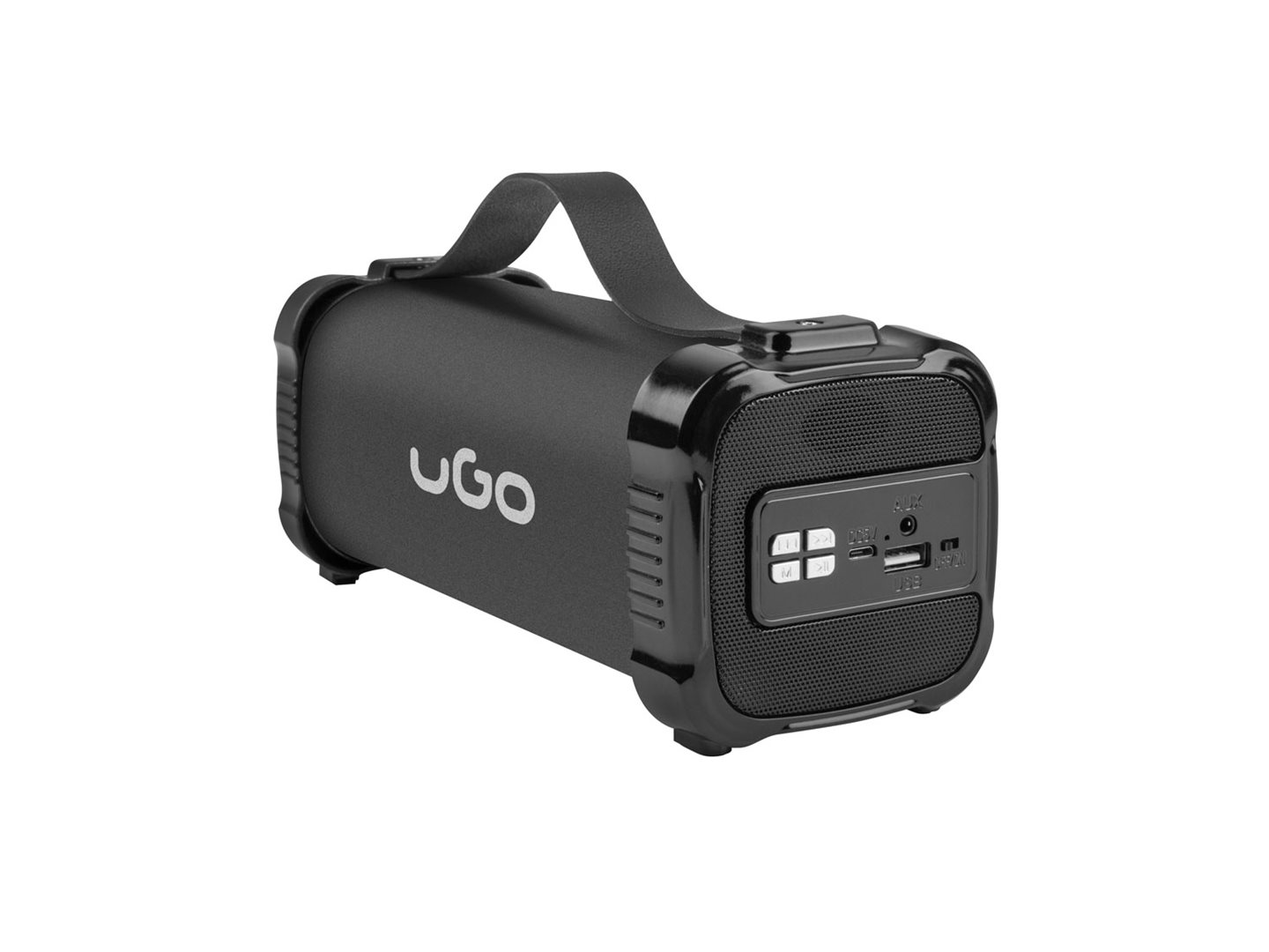 Bluetooth reproduktor UGO Mini Bazooka 2.0 5W, stereo, 1200 mAh, FM radio, USB, AUX, černý
