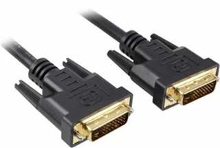 Propojovací kabel DVI-D (M/M) 2m, černý