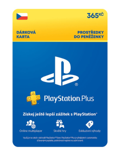 ESD CZ - PlayStation Store el. peněženka - 365 Kč