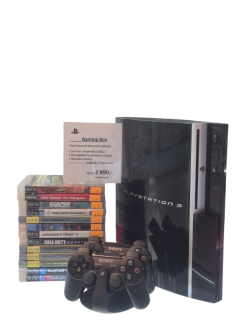 Gaming Box / PS3+2x ovladač+13 her+dokovací stanice, použité zboží