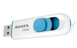 16GB ADATA C008/USB 2.0/USB-A/Modrá