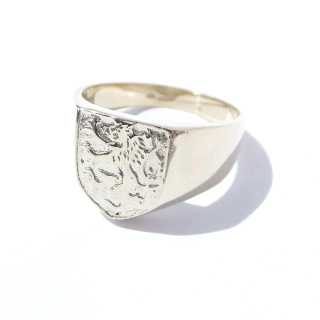 Zlatý prsten, 14K 585/1000, váha 8,13 g, použité zlato