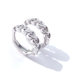 Zlaté náušnice, 14K 585/1000, váha 1,47 g, použité zlato