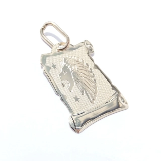 Zlatý přívěsek znamení Lev, 14K 585/1000, váha 0,49 g, použité zlato