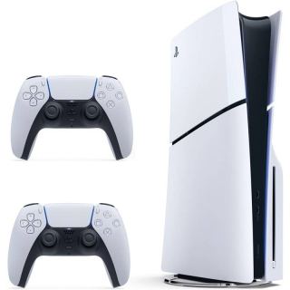 Hení konzole SONY (PS5) Playstation 5 Disc Slim 1TB + 2x Gamepad, použité zboží