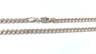 Zlatý řetízek 62 cm, Au 14K 585/1000, váha 9,95 g, použité zlato