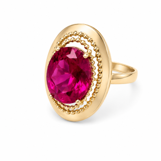 Zlatý prsten, Au 14K 585/1000, váha 2,96 g, použité zlato