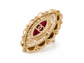 Zlatý prsten, Au 14K 585/1000, váha 6,96 g, použité zlato
