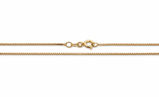Zlatý řetízek 43 cm, Au 14K 585/1000, váha 1,66 g, použité zlato