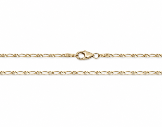 Zlatý řetízek 51 cm, Au 14K 585/1000, váha 3,32 g, použité zlato