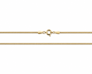 Zlatý řetízek 46 cm, Au 14K 585/1000, váha 4,11 g, použité zlato