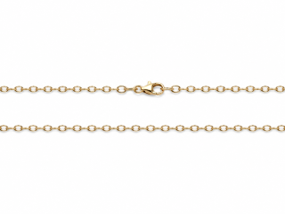 Zlatý řetízek 60,5 cm, Au 14K 585/1000, váha 2,72 g, použité zlato