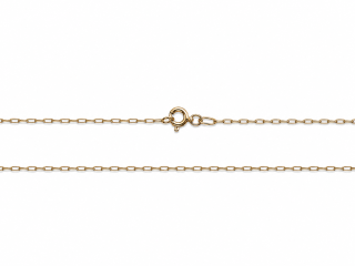 Zlatý řetízek 57 cm, Au 14K 585/1000, váha 2,32 g, použité zlato