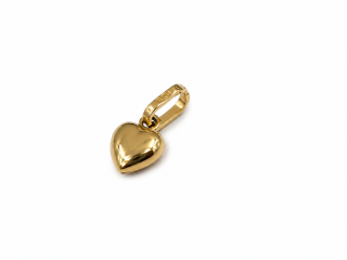 Zlatý přívěsek, Au 14K 585/1000, váha 0,46 g, použité zlato