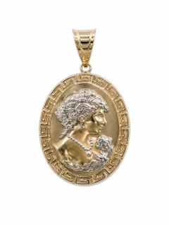 Zlatý přívěsek, Au 14K 585/1000, váha 6,48 g, použité zlato
