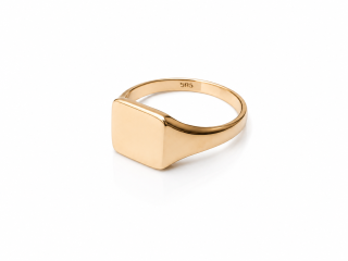 Zlatý pánský prsten, Au 14K 585/1000, váha 2,22 g, použité zlato