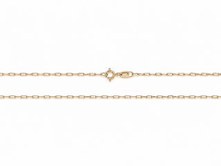 Zlatý řetízek 45 cm, Au 14K 585/1000, váha 2,25 g, použité zlato