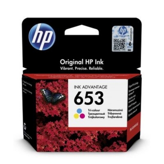 HP 653 tříbarevná inkoustová náplň, 3YM74AE