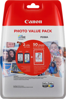 Canon PG-545 XL/CL-546 XL + 50x GP-501